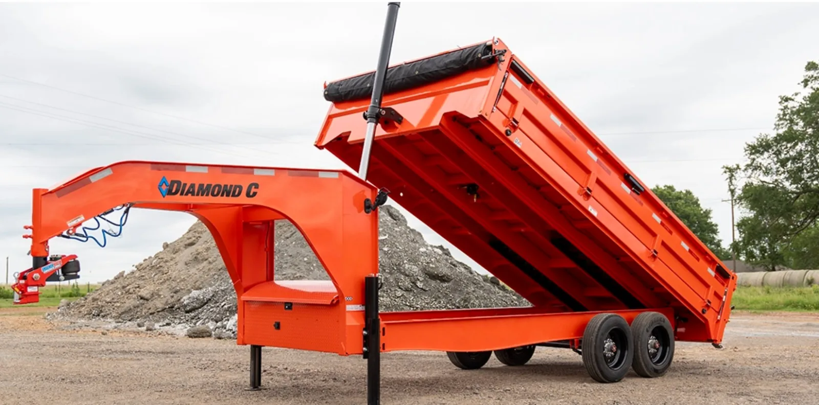 Deck Over Dump Gooseneck Trailer
