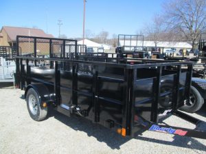 2021 78×12 3k Liberty Single Axle Utility with solid sides. 33827