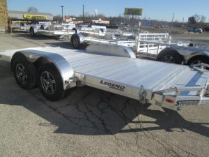 2022  Legend  7’x 18′ 7k Tandem Axle Aluminum Tilt Car Trailer Stock #317945