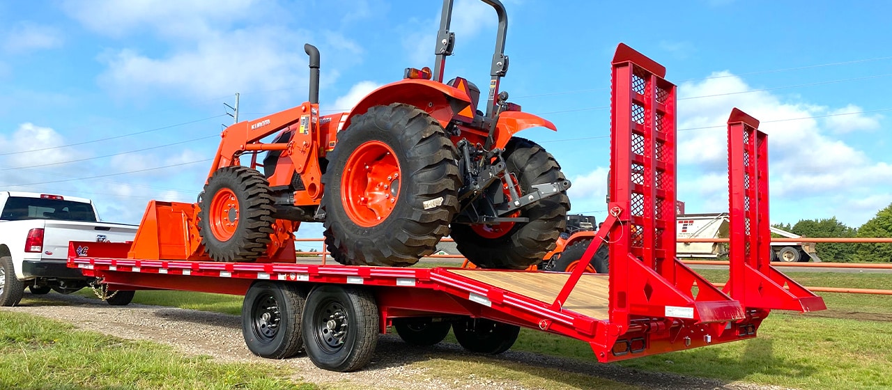 Flat Bed Deck Over Trailer Photo