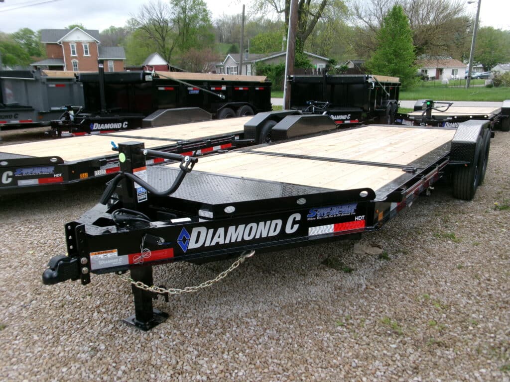 2024 Diamond C HDT207 82″x 20′ 14.9k Split-Deck Tilt Equipment Trailer Stock #286195