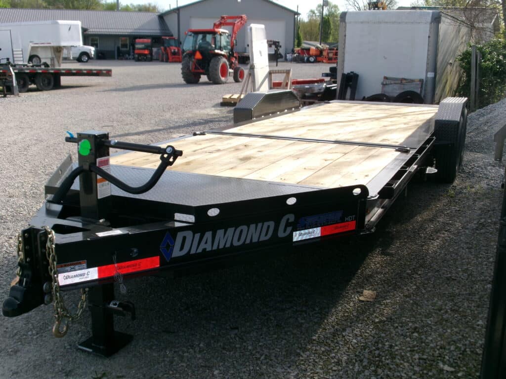 2024 Diamond C  HDT207  82″x 22′  14.9k 82″x 22′ 14.9k Split-Deck Tilt Equipment Trailer Stock #288080