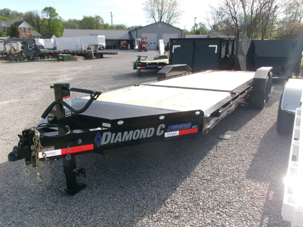 2024 Diamond C HDT207 82″x22′ 14.9k Split-Deck Tilt Equipment Trailer Stock #286512