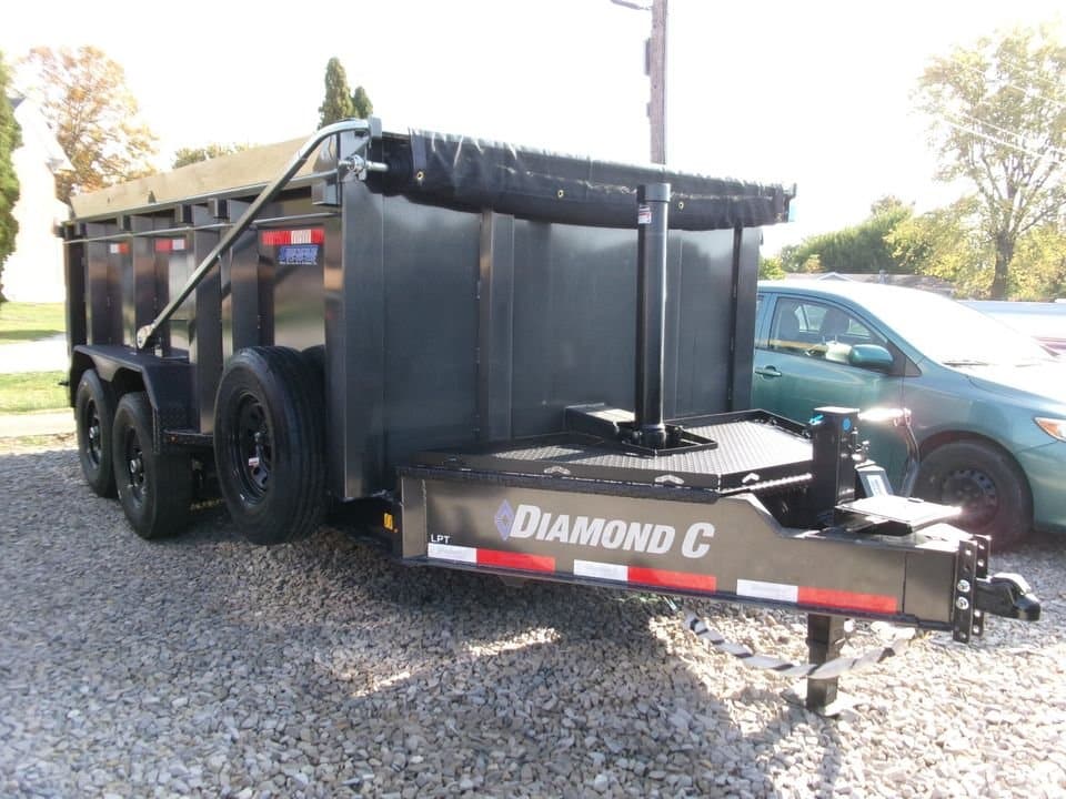 2023 Diamond C LPT207 82″x 14′ 14.9k Dump Trailer Stock #279393