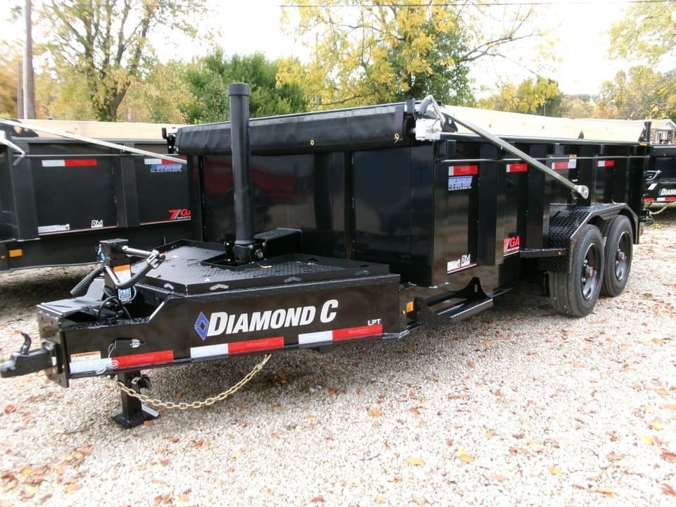 2024 Diamond C   LPT208   81″X14′ 18K Dump Trailer Stock #279947