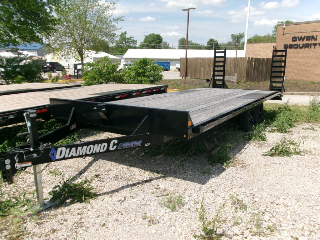 2022 Diamond D  GDD206   102″x 22′  9.8k Deck-Over Trailer With Flip-Knee Ramps Stock #264646