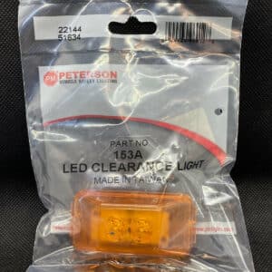 Clearance Light, Amber 2.5"X1.2" Rectangular- SPENCER TRAILER PARTS