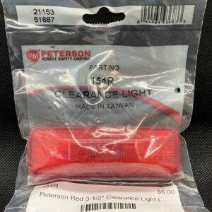 Peterson Red 3-1/2" Clearance Light (Light Only)- SPENCER TRAILER PARTS