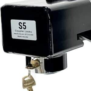 2 5/16" A-FRAME COUPLER LOCK FROM S5-Spencer Trailer Parts