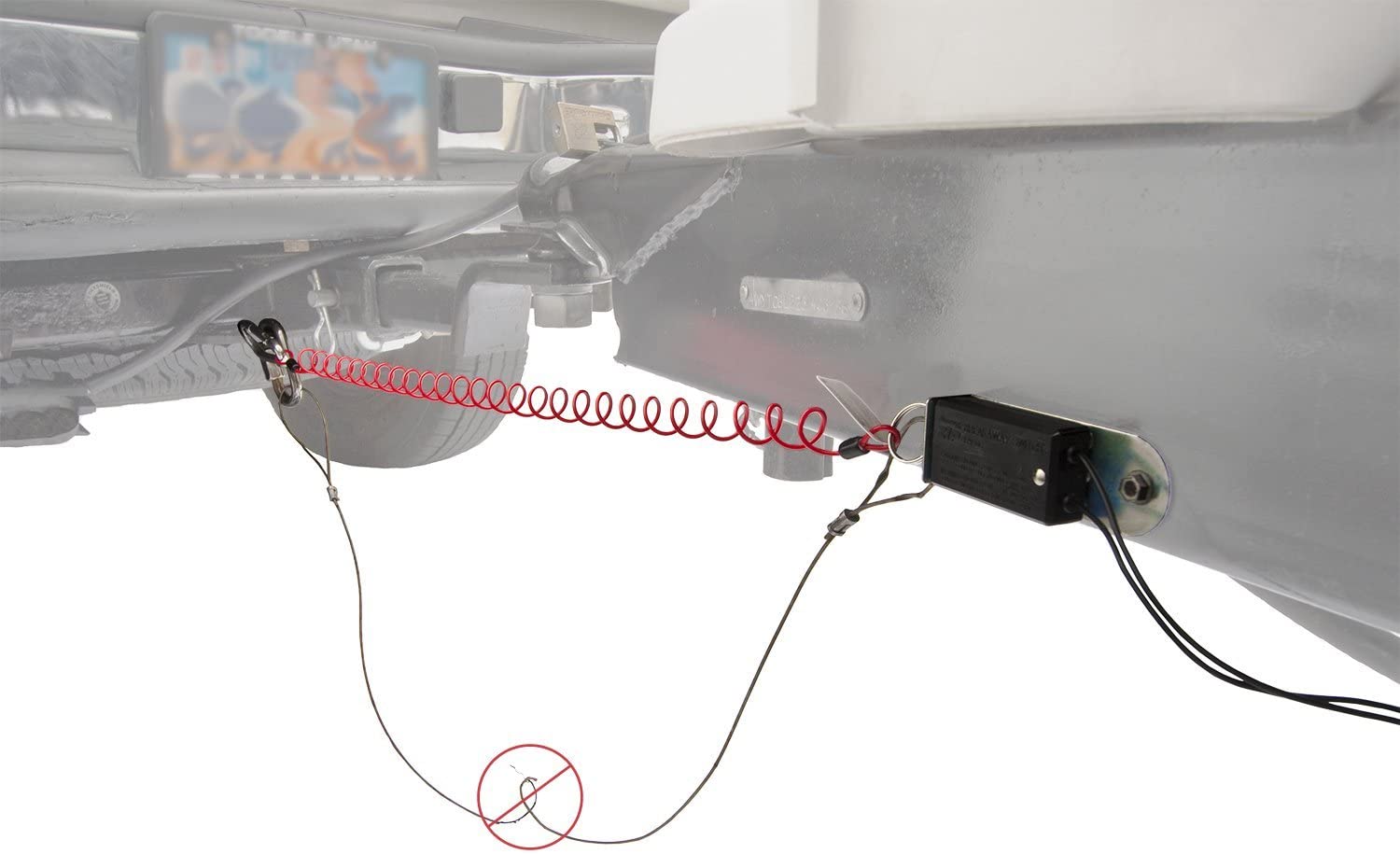 Caravan Accessories Gadgets Aazon.co: Augeny 6 Ft Breakaway Trailer Cable, Stainless Steel Spring Usb Breakaway Cable
