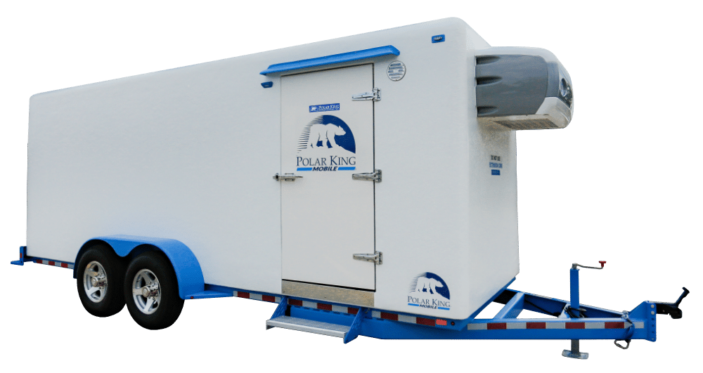Polar King Mobile temporary cold storage trailer