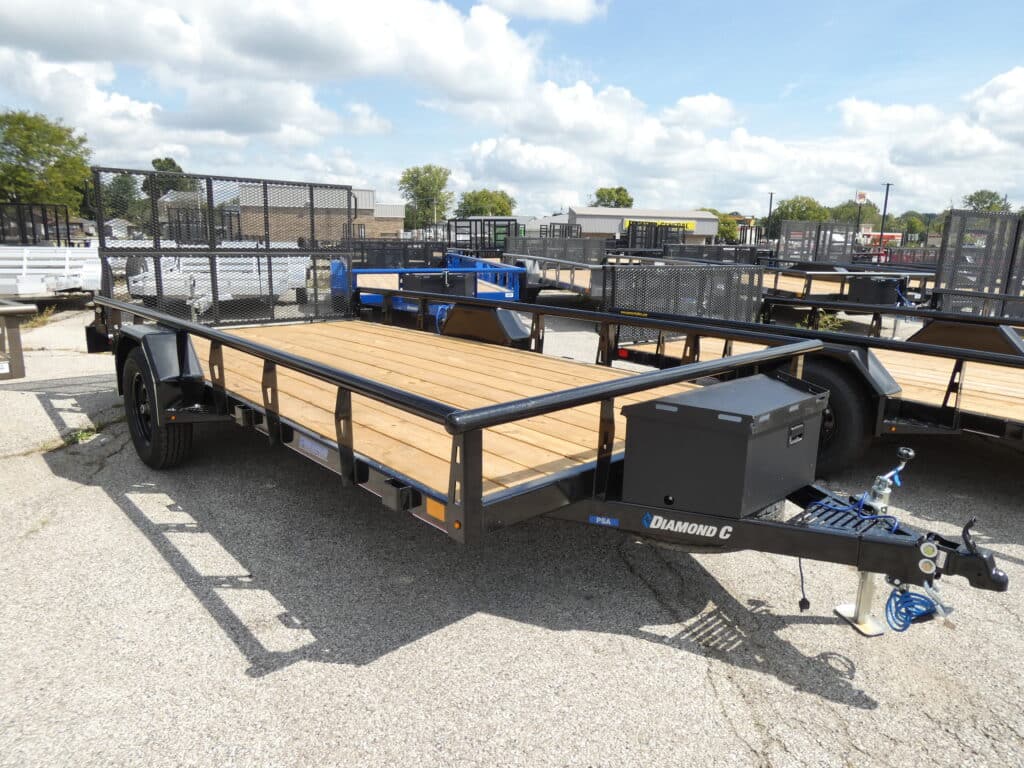 2027 Diamond C PSA135 83″x 14′ 2.9k Single Axle Utility Trailer Stock #318109