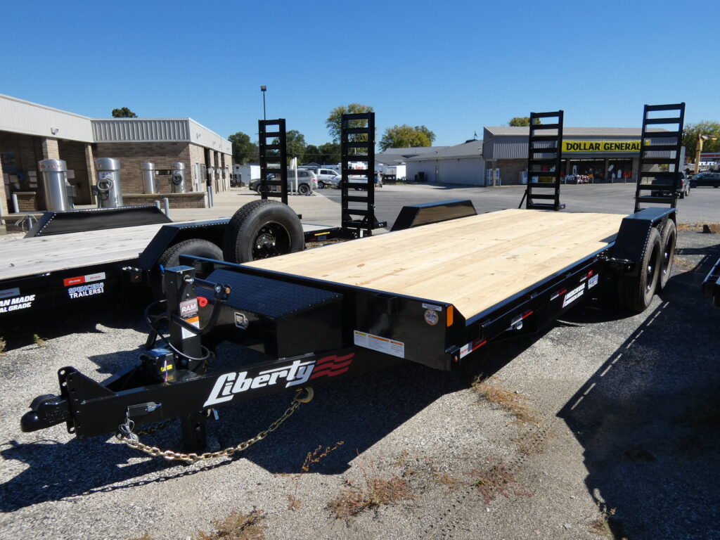2027 Liberty LE 83″x 20′ 14k Equipment Trailer With Stand-Up Ramps Stock #056426